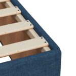 vidaXL Posteľ boxspring s matracom Modrá 90 x 200 cm Látka – Obrázok 10