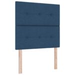 vidaXL Posteľ boxspring s matracom Modrá 90 x 200 cm Látka – Obrázok 4