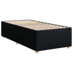 vidaXL Posteľ boxspring s matracom Čierna 90 x 200 cm Látka – Obrázok 5