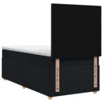 vidaXL Posteľ boxspring s matracom Čierna 90 x 200 cm Látka – Obrázok 8