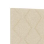 vidaXL Posteľ boxspring s matracom Krémová 120 x 190 cm Látka – Obrázok 9