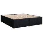 vidaXL Posteľ boxspring s matracom Čierna 180 x 200 cm Látka – Obrázok 5