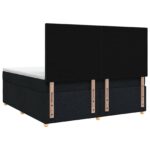 vidaXL Posteľ boxspring s matracom Čierna 180 x 200 cm Látka – Obrázok 8