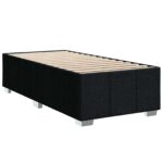 vidaXL Posteľ boxspring s matracom Čierna 90 x 200 cm Látka – Obrázok 5