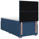 vidaXL Posteľ boxspring s matracom Modrá 90 x 200 cm Látka – Obrázok 8