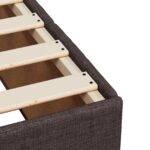 vidaXL Posteľ boxspring s matracom Tmavohnedá 100 x 200 cm Látka – Obrázok 10