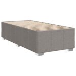 vidaXL Posteľ boxspring s matracom Sivohnedá 100 x 200 cm Látka – Obrázok 5
