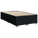 vidaXL Posteľ boxspring s matracom Čierna 120 x 200 cm Látka – Obrázok 5