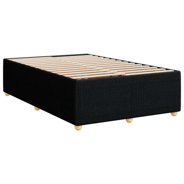 vidaXL Posteľ boxspring s matracom Čierna 90 x 190 cm Látka – Obrázok 5
