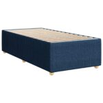 vidaXL Posteľ boxspring s matracom Modrá 90 x 200 cm Látka – Obrázok 5