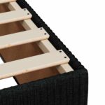 vidaXL Posteľ boxspring s matracom Čierna 180 x 200 cm Látka – Obrázok 10