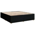 vidaXL Posteľ boxspring s matracom Čierna 180 x 200 cm Látka – Obrázok 5