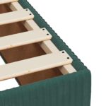 vidaXL Posteľ boxspring s matracom Tmavozelená 180 x 200 cm Zamat – Obrázok 10