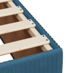 vidaXL Posteľ boxspring s matracom Modrá 180 x 200 cm Zamat – Obrázok 10