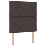 vidaXL Posteľ boxspring s matracom Tmavohnedá 80 x 200 cm Látka – Obrázok 5
