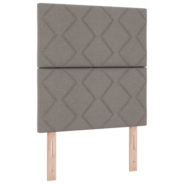 vidaXL Posteľ boxspring s matracom Sivohnedá 80 x 200 cm Látka – Obrázok 5