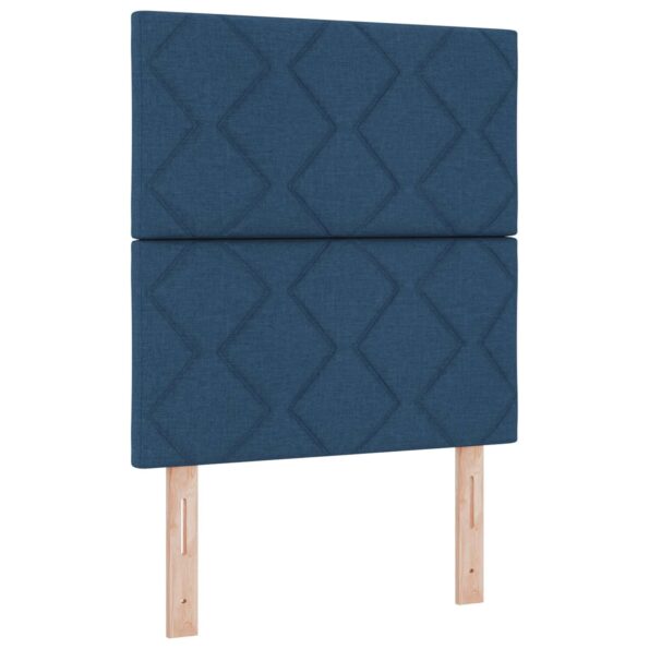 vidaXL Posteľ boxspring s matracom Modrá 80 x 200 cm Látka – Obrázok 5