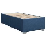 vidaXL Posteľ boxspring s matracom Modrá 80 x 200 cm Látka – Obrázok 6