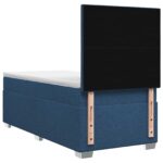 vidaXL Posteľ boxspring s matracom Modrá 90 x 200 cm Látka – Obrázok 9