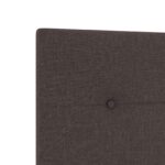 vidaXL Posteľ boxspring s matracom Tmavohnedá 120 x 190 cm Látka – Obrázok 10