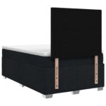 vidaXL Posteľ boxspring s matracom Čierna 120 x 200 cm Látka – Obrázok 9