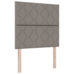 vidaXL Posteľ boxspring s matracom Sivohnedá 120 x 200 cm Látka – Obrázok 5