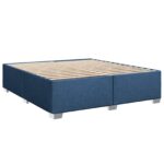 vidaXL Posteľ boxspring s matracom Modrá 180 x 200 cm Látka – Obrázok 6