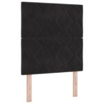 vidaXL Posteľ boxspring s matracom Čierna 80 x 200 cm Zamat – Obrázok 5