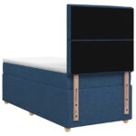 vidaXL Posteľ boxspring s matracom Modrá 80 x 200 cm Látka – Obrázok 9