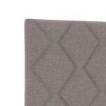 vidaXL LED boxspring posteľ s matracom Sivohnedá 140 x 190 cm Látka – Obrázok 10