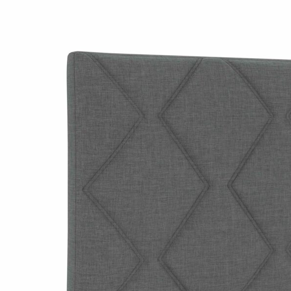 vidaXL LED boxspring posteľ s matracom Tmavosivá 180 x 200 cm Látka – Obrázok 10