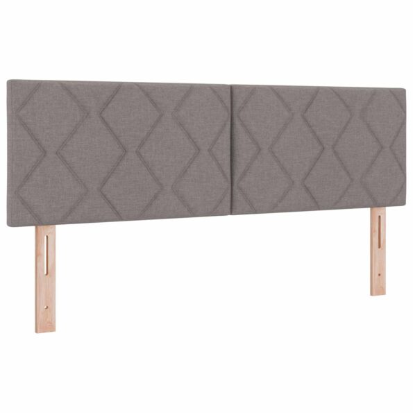 vidaXL Polohovací postel s matrací Sivohnedá 140 x 200 cm Látka – Obrázok 4