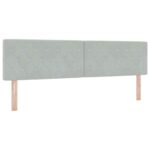 vidaXL Polohovací postel s matrací Svetlosivá 180 x 200 cm Zamat – Obrázok 4