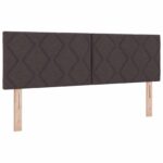 vidaXL Ottoman posteľ s matracom a LED Tmavohnedá 140 x 200 cm Látka – Obrázok 5