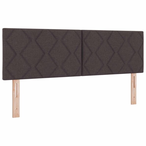 vidaXL Ottoman posteľ s matracom a LED Tmavohnedá 140 x 200 cm Látka – Obrázok 5