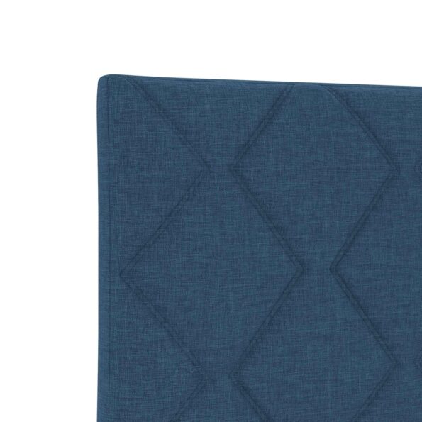 vidaXL Polohovací postel s matrací Modrá 140 x 200 cm Látka – Obrázok 10