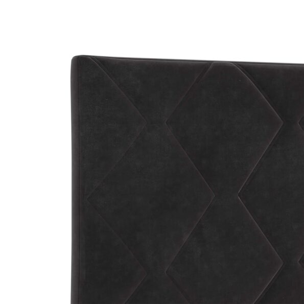 vidaXL Polohovací postel s matrací Čierna 180 x 200 cm Zamat – Obrázok 10
