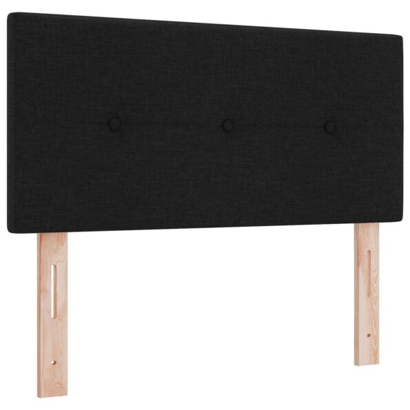vidaXL Ottoman posteľ s matracom a LED Čierna 120 x 190 cm Látka – Obrázok 5