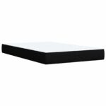 vidaXL Ottoman posteľ s matracom a LED Čierna 120 x 190 cm Látka – Obrázok 7