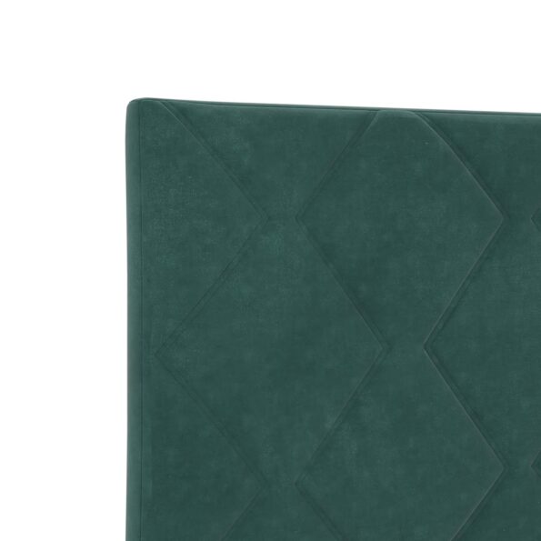 vidaXL Ottoman posteľ s matracom a LED Tmavozelená 120 x 200 cm Zamat – Obrázok 11