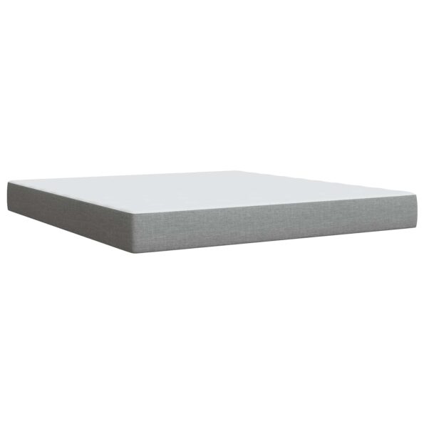 vidaXL Postel s úložným prostorem a matrací Svetlosivá 160 x 200 cm – Obrázok 6