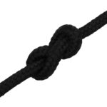 vidaXL Viacúčelové úžitkové lano 8 mm 250 m Čierna Polyester – Obrázok 4