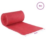 vidaXL Jutový rol 25 x 500 cm Červená – Obrázok 7