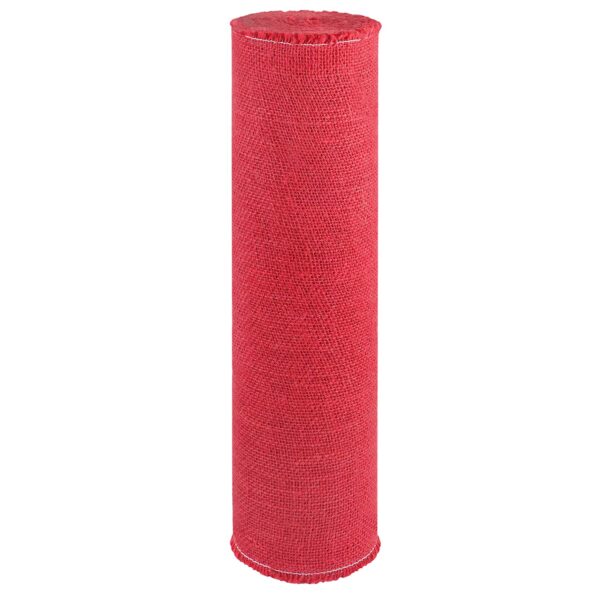 vidaXL Jutový rol 50 x 1000 cm Červená – Obrázok 3