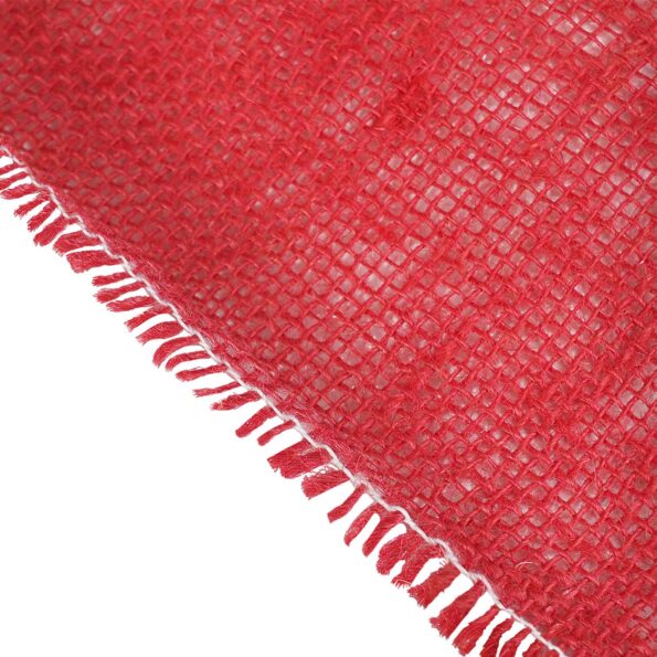 vidaXL Jutový rol 50 x 5000 cm Červená – Obrázok 4