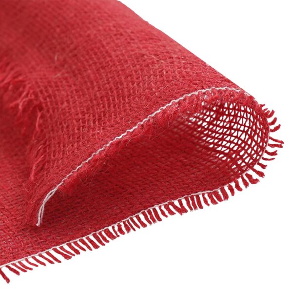 vidaXL Jutový rol 50 x 5000 cm Červená – Obrázok 5