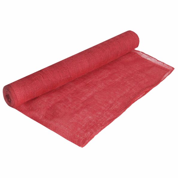 vidaXL Jutový rol 160 x 500 cm Červená – Obrázok 2