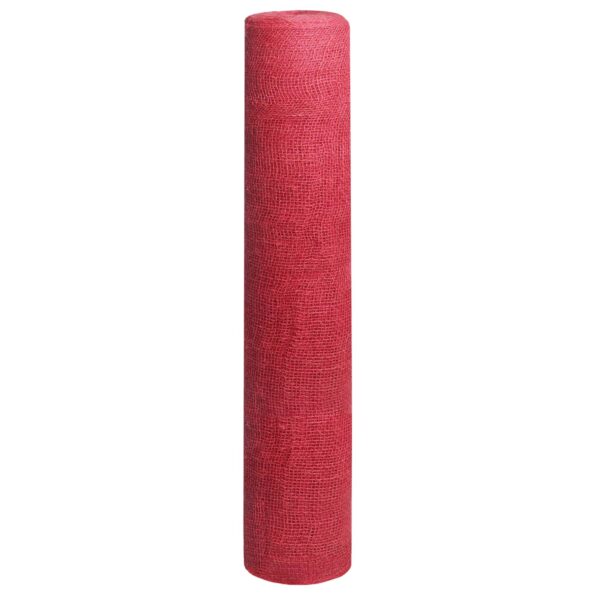 vidaXL Jutový rol 160 x 500 cm Červená – Obrázok 3
