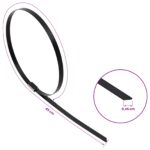 vidaXL Viazací pás na káble 25 ks 4,6 x 450 mm Čierna – Obrázok 9