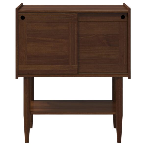 vidaXL Konzolový stôl BILBAO Tmavý karamel 80 x 40 x 95 cm – Obrázok 3